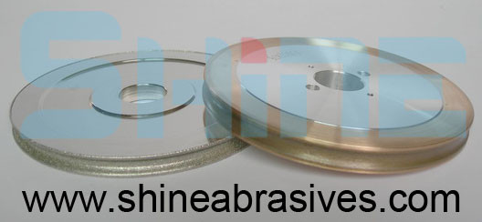 Metaalband Diamond Grinding Wheel Round Edge 8mm voor Glas