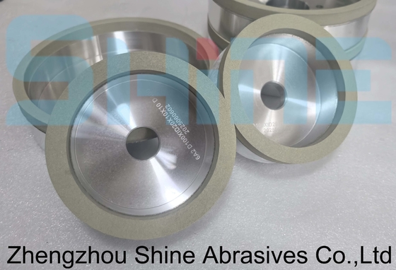 D150 mm geglazuurde diamantbekerwiel voor PCD- en PCBN-gereedschappen