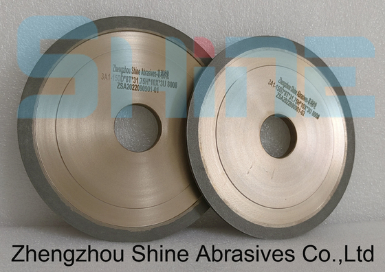 Glanzende slijpstoffen CNC- slijpwielen Diamant Superabrasive Fluting 150mm