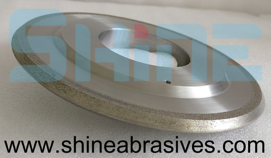Glans van de Banddiamond wheels for tungsten carbide van het Schuurmiddelenmetaal het Broodjesprofiel het Malen