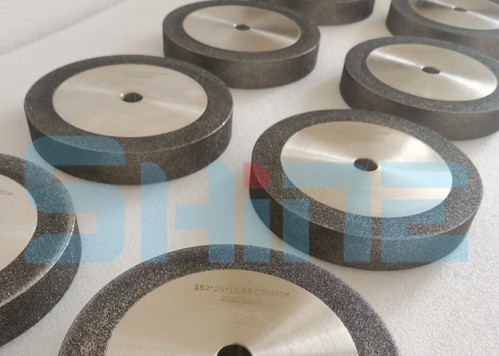 6A2 6 inch Cbn slijpwielen voor Hss draaibankwerktuigen 2,5 kg/pc