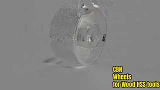 Bekijk de demo van gegalvaniseerde CBN-wielen voor hout HSS-messenslijpen en slijpen