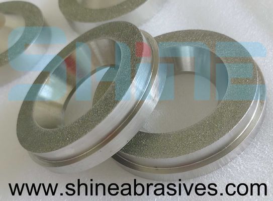 Glans Hulpmiddelen 40#~600# van Schuurmiddelen de Halfedelsteen Gegalvaniseerde Diamond Grinding Wheel For Carbide