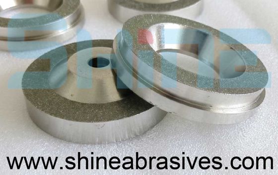 Glans Hulpmiddelen 40#~600# van Schuurmiddelen de Halfedelsteen Gegalvaniseerde Diamond Grinding Wheel For Carbide