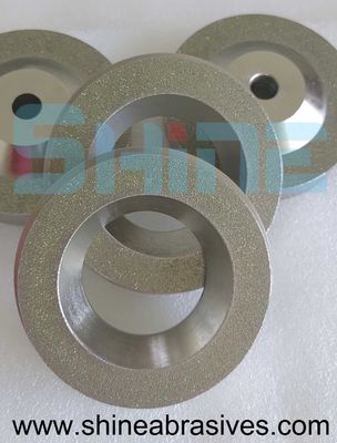 Glans Hulpmiddelen 40#~600# van Schuurmiddelen de Halfedelsteen Gegalvaniseerde Diamond Grinding Wheel For Carbide