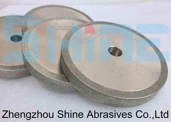 Geelektroplateerd platte diamant slijpwiel voor het slijpen van wolfraamcarbideglas