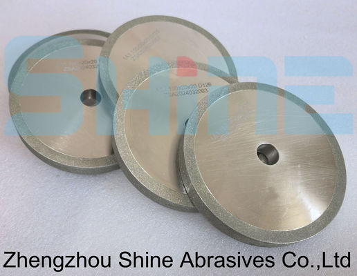 Geelektroplateerd platte diamant slijpwiel voor het slijpen van wolfraamcarbideglas