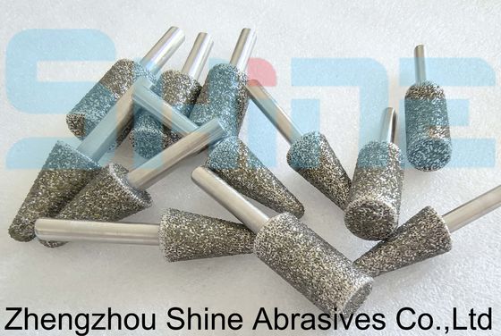 Elektroplacerde diamanten / CBN slijpmandrels en -wielen voor carbidewerktuigen