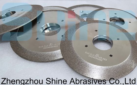 8'' CBN-scherpingswiel met elektroplatering voor het slijpen van houten zaagbladen
