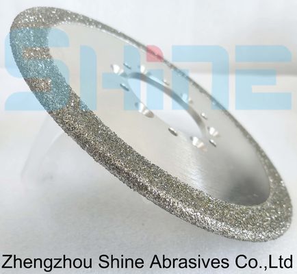 Elektrolytisch verzinkte diamanten gietijzeren slijpschijven voor metaalbewerking