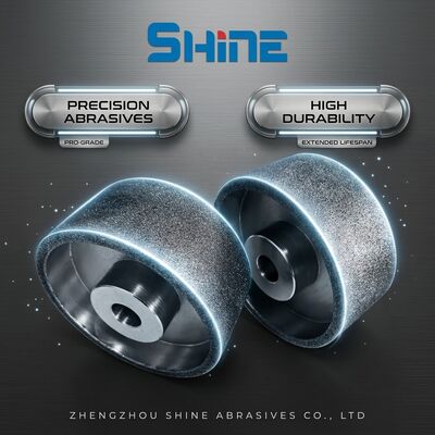 Geelektroplateerde CBN-wielen voor het slijpen en slijpen van houten HSS-messen