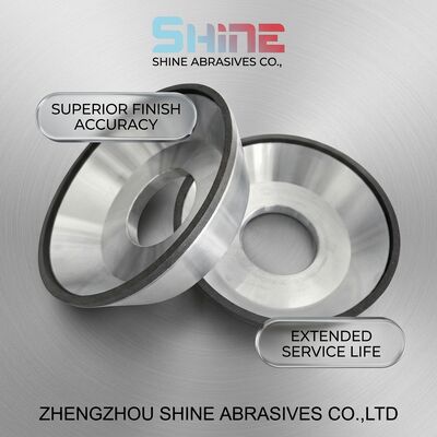 12A2 Schotelvormige Diamant Slijpschijven met Kunstharsbinding voor Bovenkant Slijpen