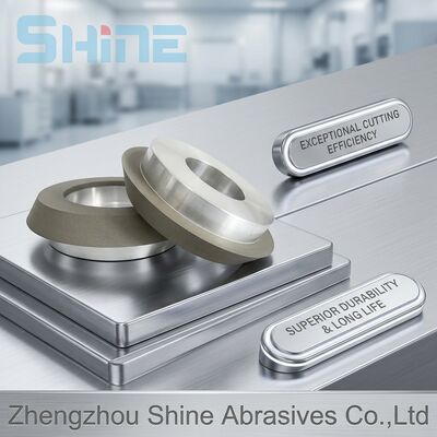 Op maat gemaakte 6A2 Diamond Cup Wheel voor het slijpen van massieve carbide materialen