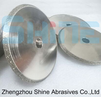 1E1 Electroplated diamond wheel for cast iron profile grinding sharpening