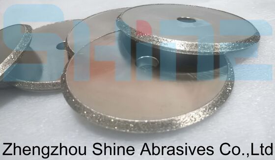 1E1 Electroplated diamond wheel for cast iron profile grinding sharpening