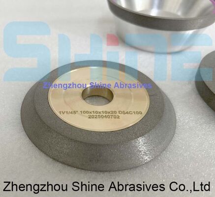 14F1 Metal Bond Diamant slijpwiel 200 mm D181 voor glazen potloodrand continu productie