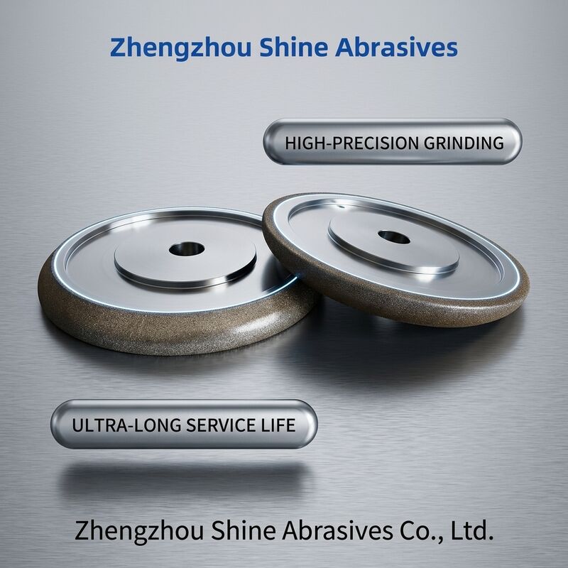 8 inch 203mm Wm 10/30 scherper Geelektroplateerd CBN slijpwiel voor het slijpen van bandzaag