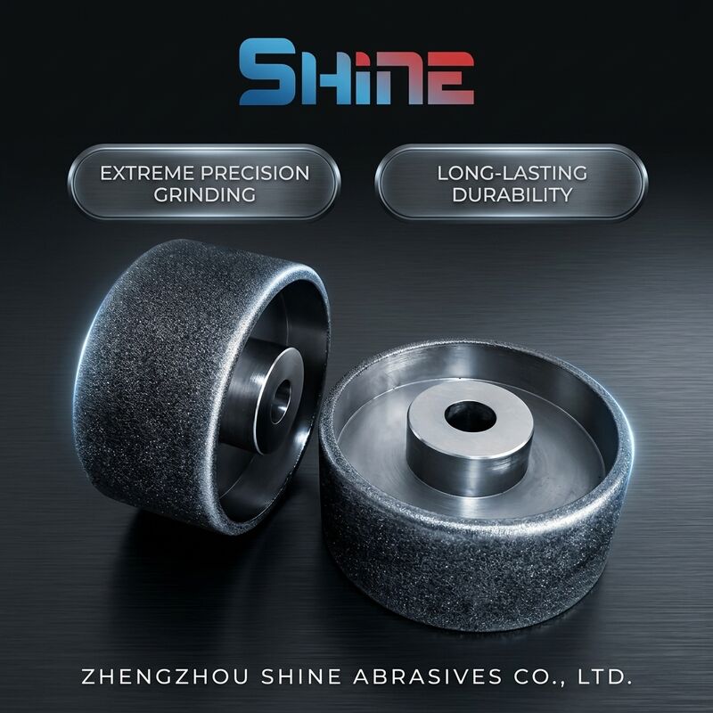 Geelektroplateerde CBN-wielen voor het slijpen en slijpen van houten HSS-messen