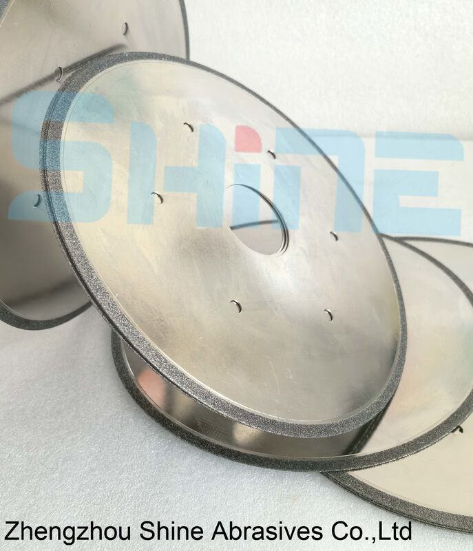 Geelektroplateerde 1A1R 250 mm CBN-snijwielen voor HSS-materialen